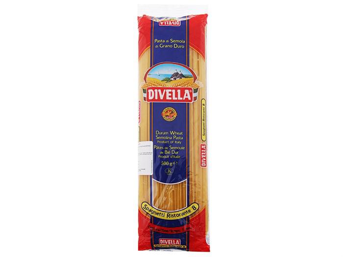 Mỳ Ý Spaghetti 08 Divella 500g Sợi Tròn