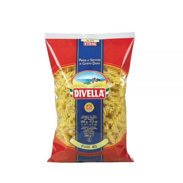 Nui Fusilli Số 40 Divella 500g