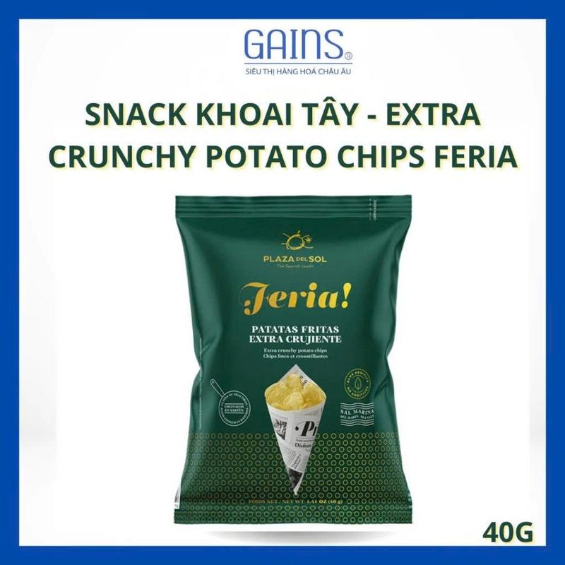 Snack Khoai Tây – Extra Crunchy Potato Chips Feria 40g