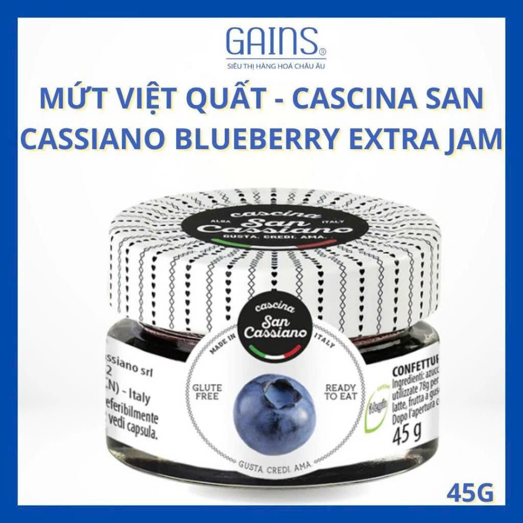 Mứt Trái Cây Cascina San Cassiano 45g – Vị Việt Quất