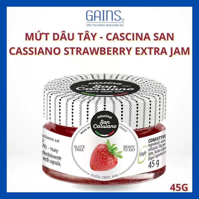 Mứt Trái Cây Cascina San Cassiano 45g – Vị Dâu