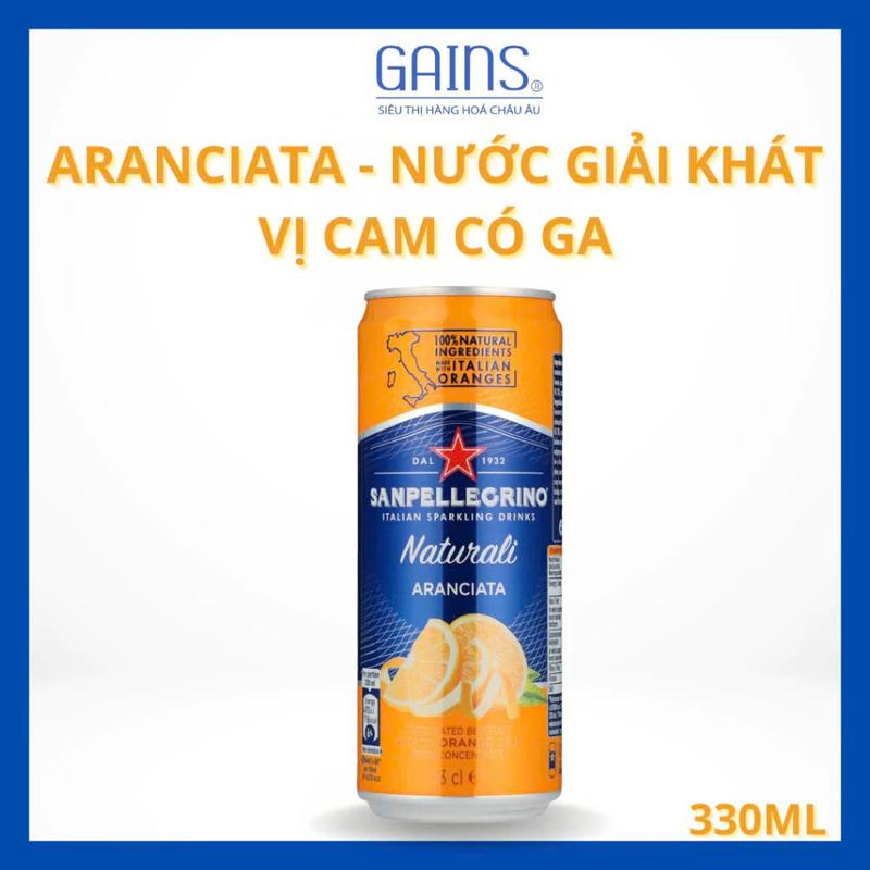 Nước Cam Có Ga Sanpellegrino Ý