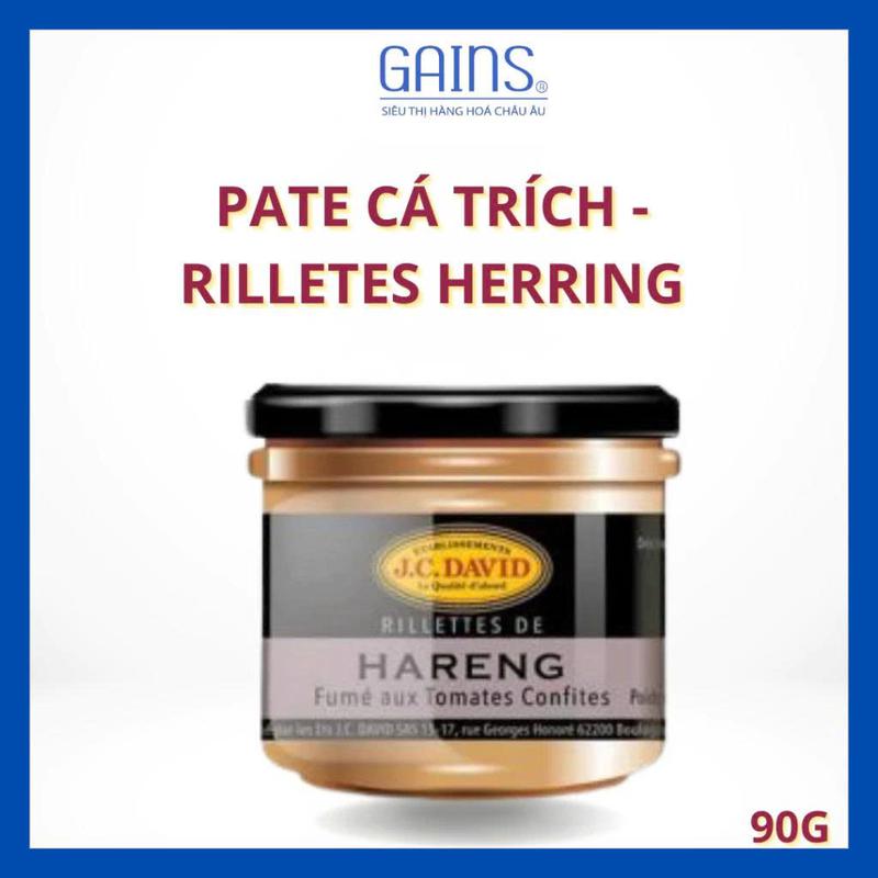 Pate cá trích - Rillettes Au Hareng Fumé aux Tomates Séchées (90G) - J.C.David