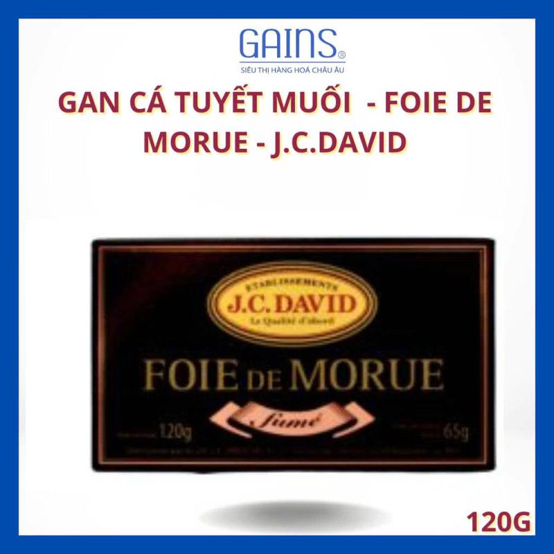 Gan cá tuyết muối - Foie De Morue (120G) - J.C.David