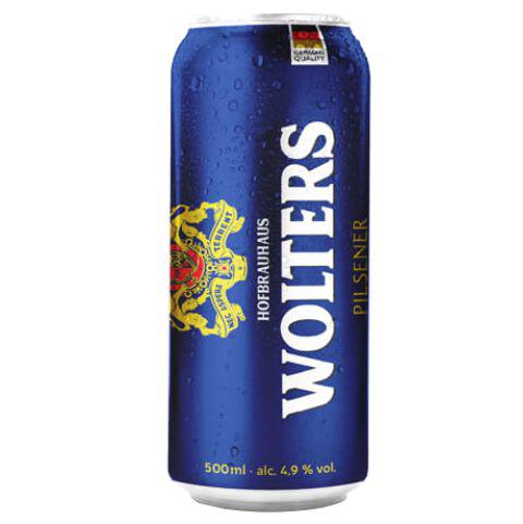 Bia xanh WOLTERS Pilsener 4.9% 500ml