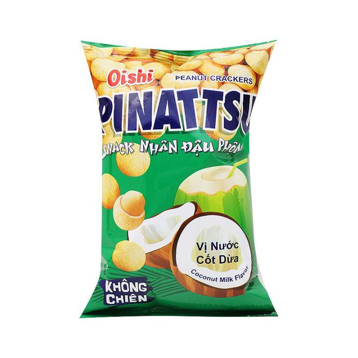 Snack Nhân Đậu Phộng Vị Nước Cốt Dừa Oishi