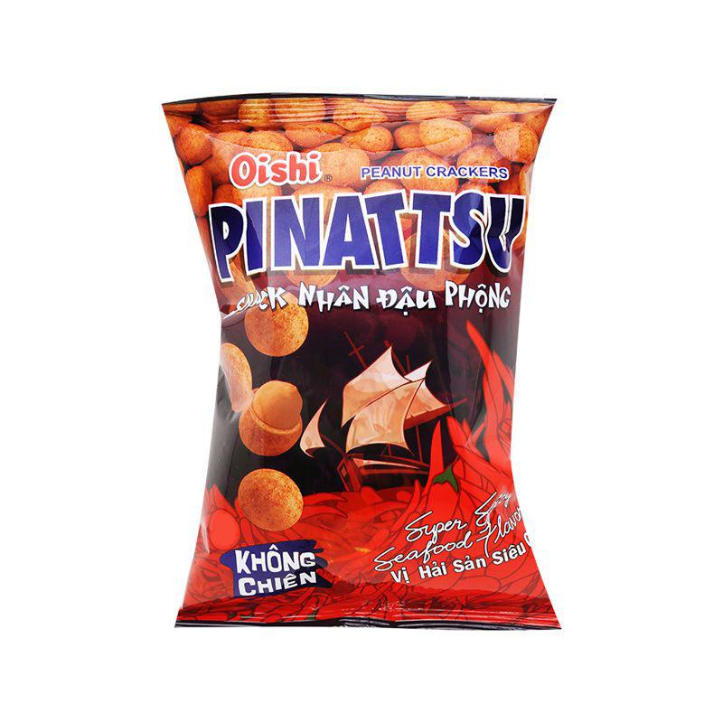 Snack Nhân Đậu Phộng Vị Mực Cay Oishi 