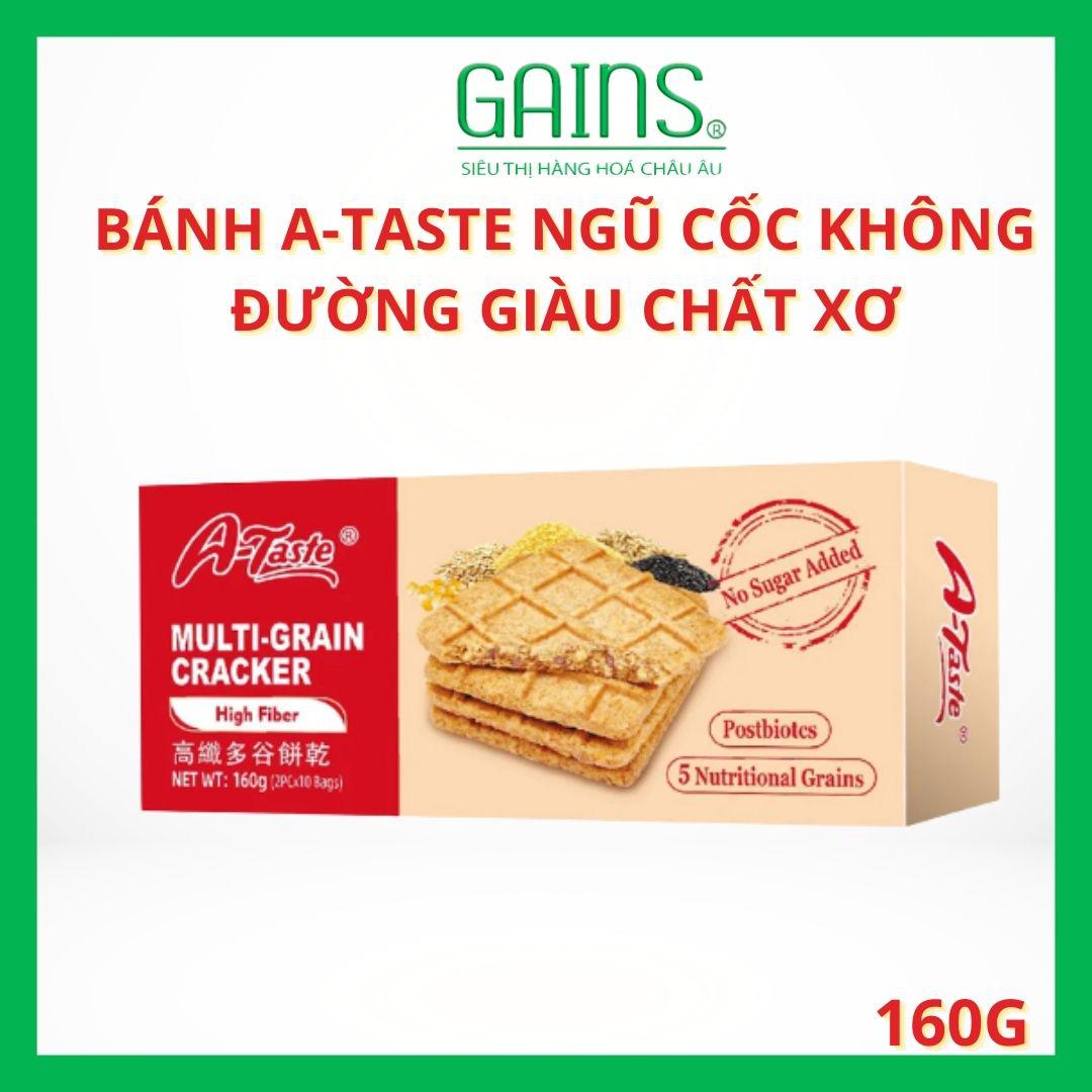 Bánh Quy Giòn A-Taste Nhiều Hạt – Giàu Chất Xơ 160g 
