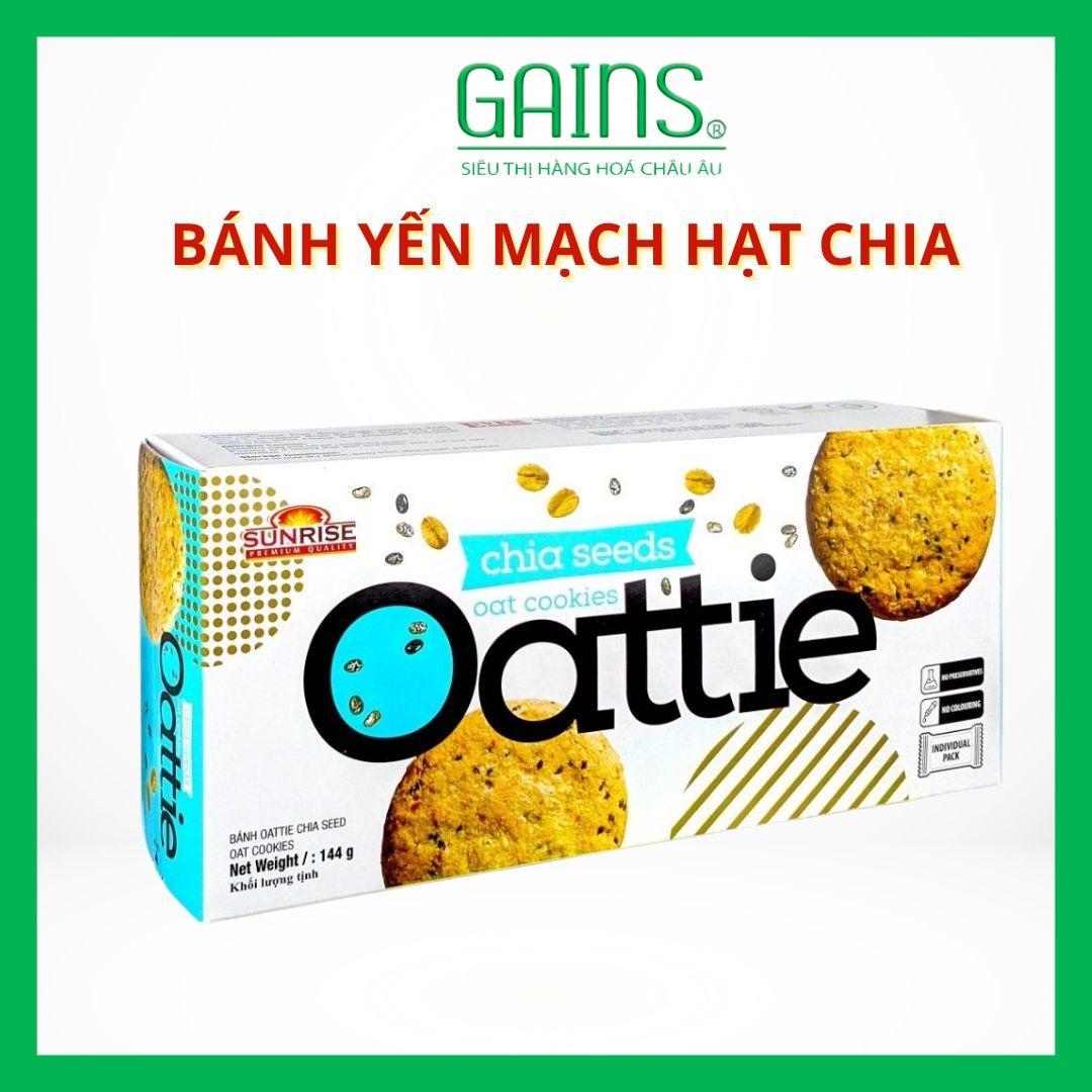 Bánh Yến Mạch Hạt Chia Oattie 144g 
