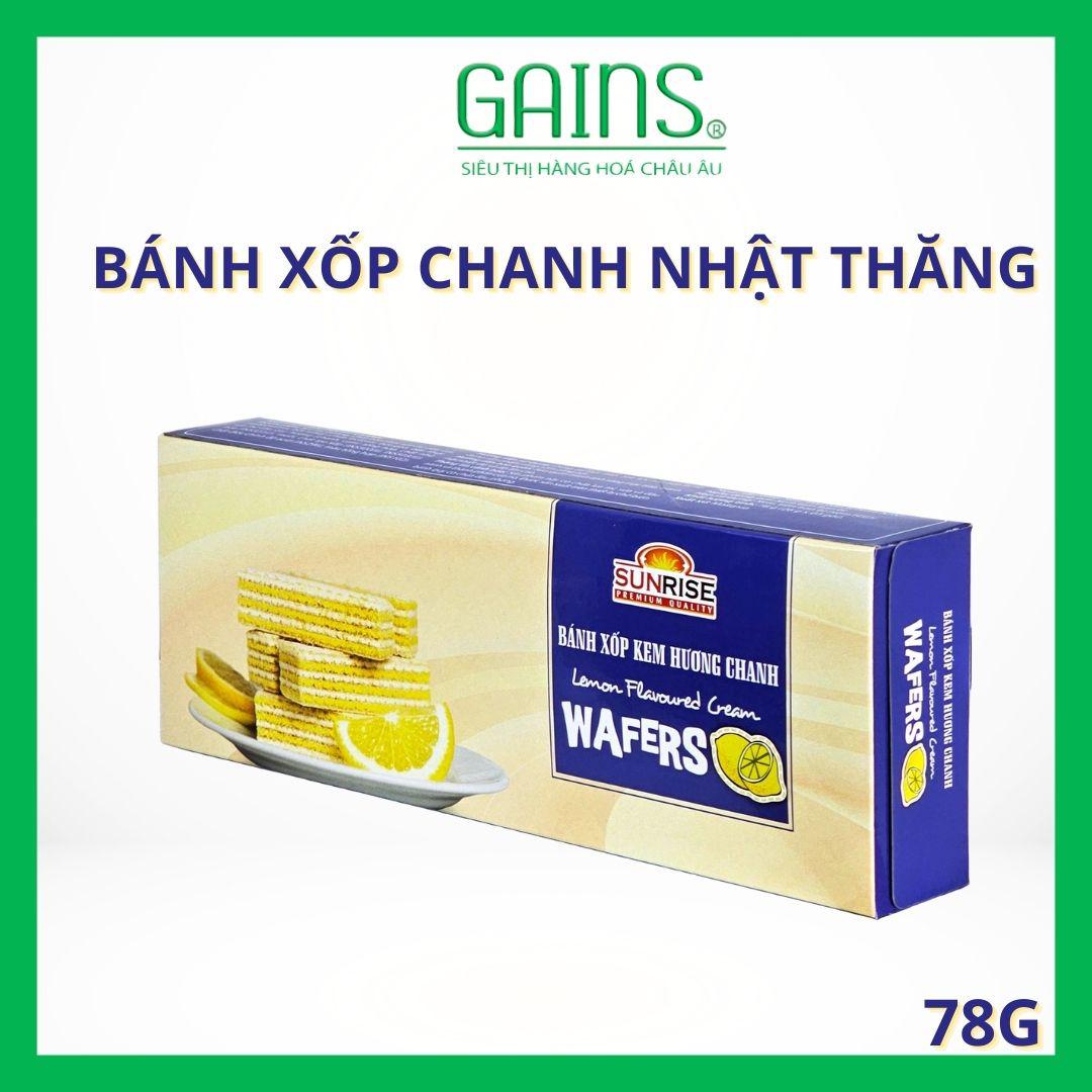 Bánh Xốp Chanh Hộp 78g(hop xanh) – Giòn Nhẹ Thanh Mát, Thơm Dịu Vị Chanh