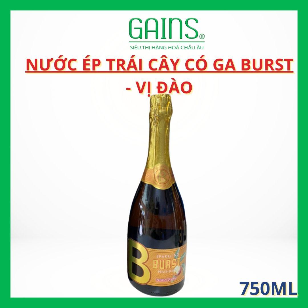 Nước Ép Trái Cây Có Ga BURST Vị Đào |