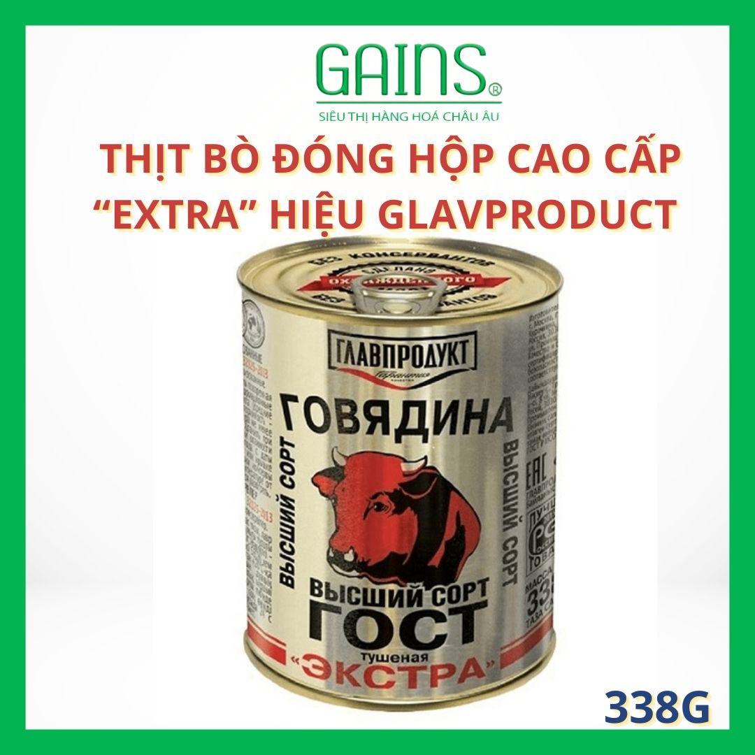 Thịt Bò Đóng Hộp Cao Cấp “Extra” Glavproduct